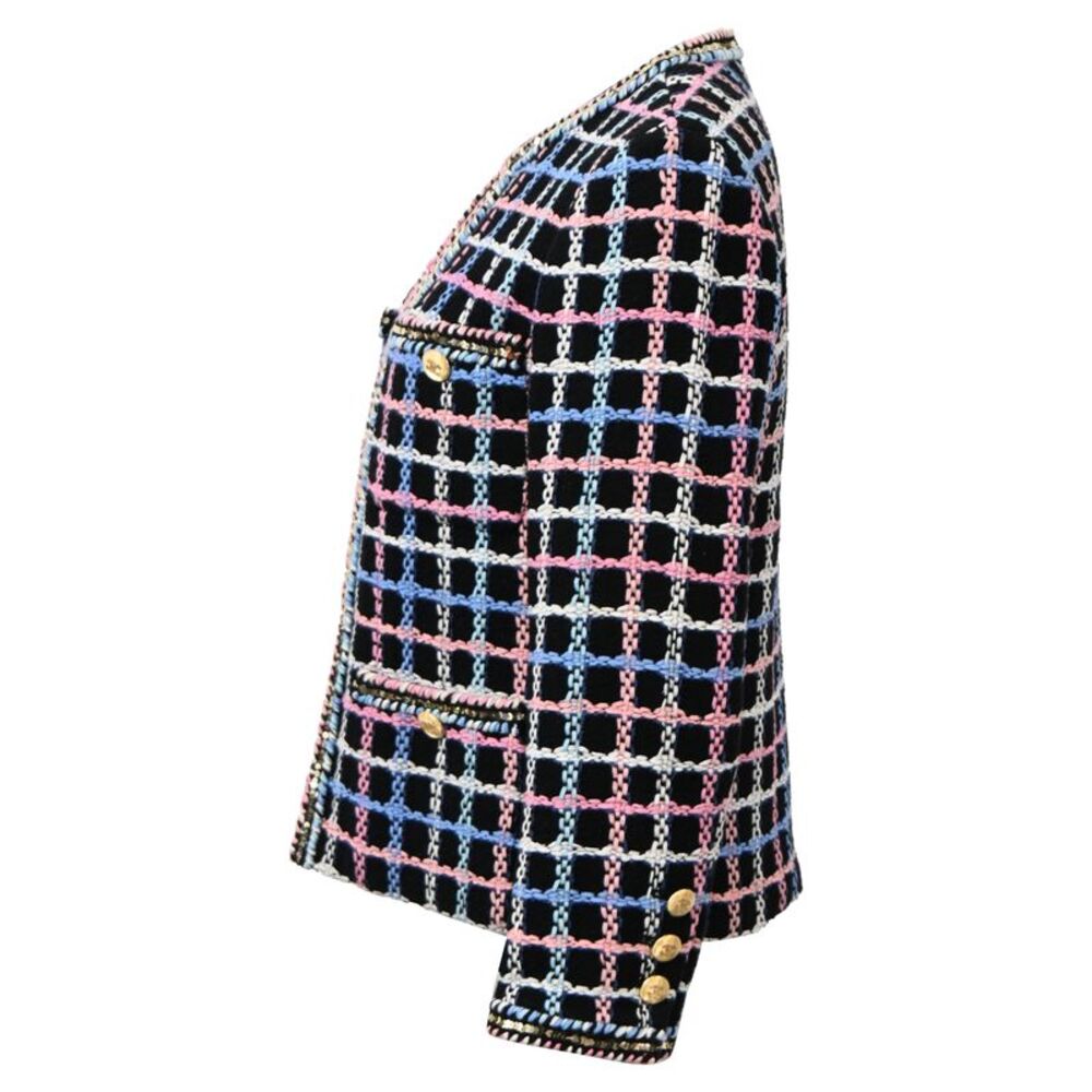 Chanel 2022 Printed Evening Tweed Jacket in Multicolor Cotton - Picture 2 of 5